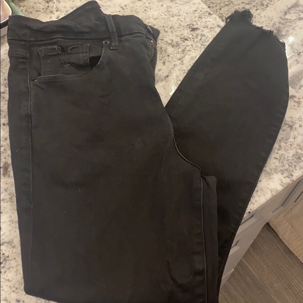 Good American Good Waist Crop Skinny Jeans